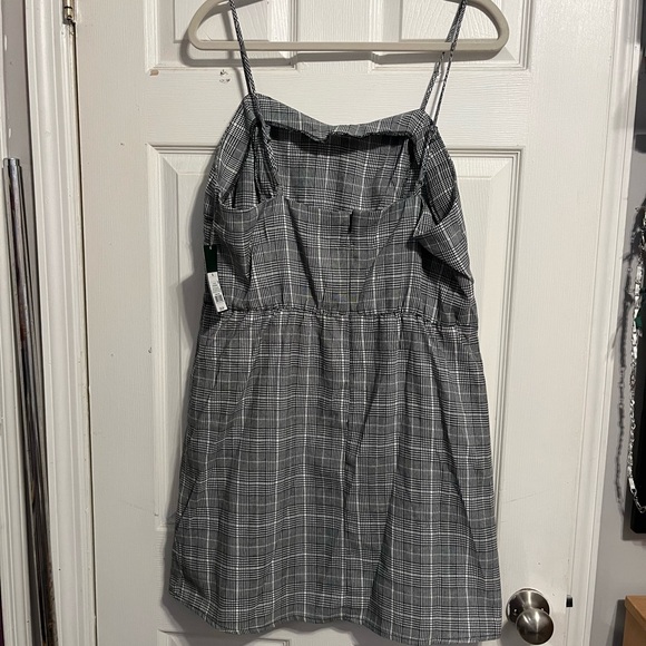 Wild Fable Gray Plaid Mini Dress - Picture 2 of 3